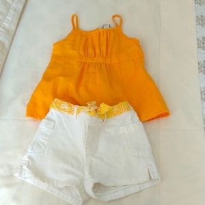 TODDLER GAP SHORTS AND MATCHING SPAGHETTI STRAP TOPS
